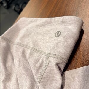 Lululemon crop leggings grey size 6